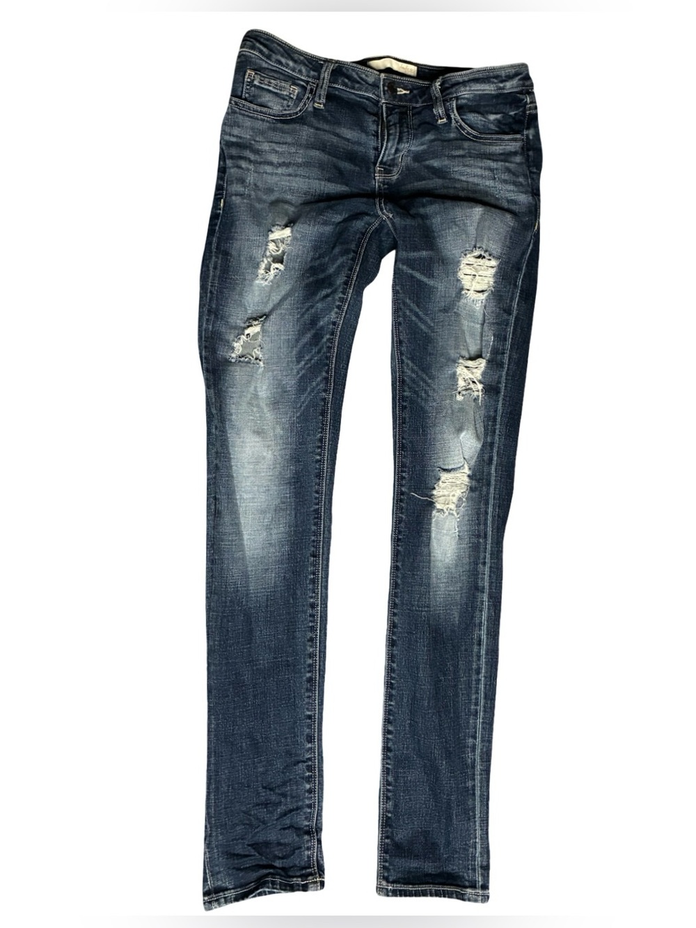 DAYTRIP Lynx Skinny Distressed Dark Wash Jeans Size 28R🔥 EXCELLENT CONDITION
